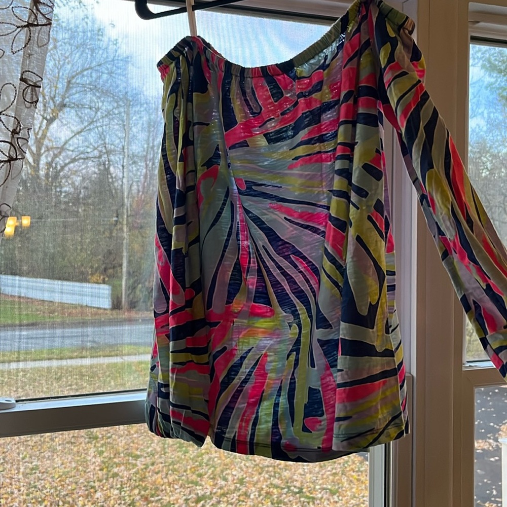 Off the shoulder shirt from Lily Pulitzer